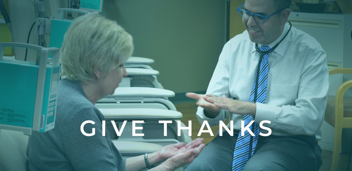 A Thanksgiving Message from Dr. Richard Baron